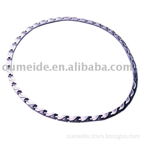 Titanium necklace with germanium